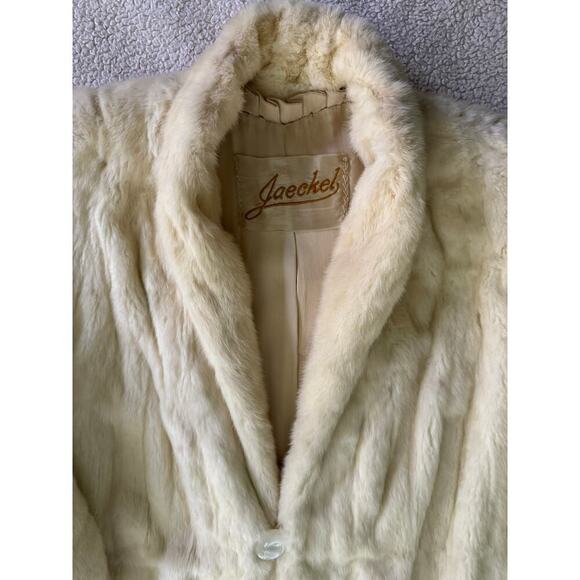 Jaeckel medium vintage blonde mink stroller with small collar. Exquisite - Picture 7 of 13